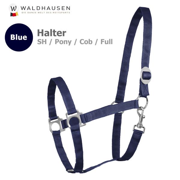 Waldhausen シンプル・ホルター ナイロン無口WHP1（ネイビーブルー） 紺 青 ハルター ...