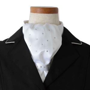 乗馬 タイ タイピン アクセサリ EQULIBERTA ラインストーンアスコットタイ