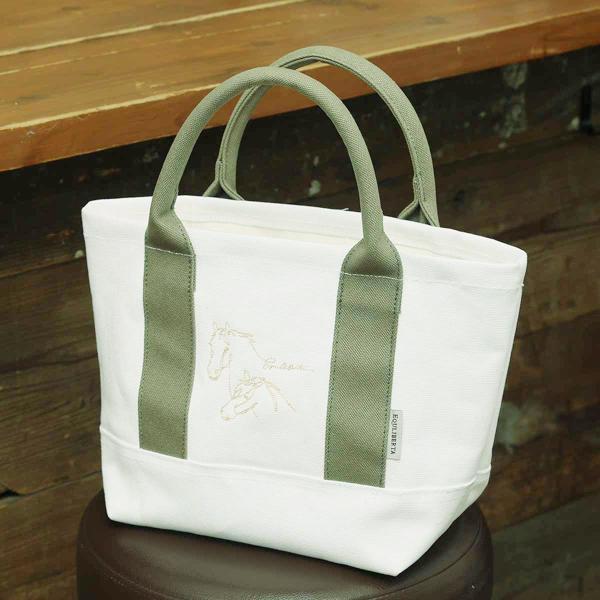 乗馬 バッグ EQULIBERTA ミニキャンバストートバッグ 乗馬用品 馬具