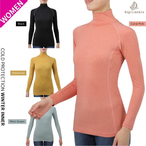乗馬 インナー EQULIBERTA 吸湿発熱 ウィンターインナー レディース 乗馬用品 馬具