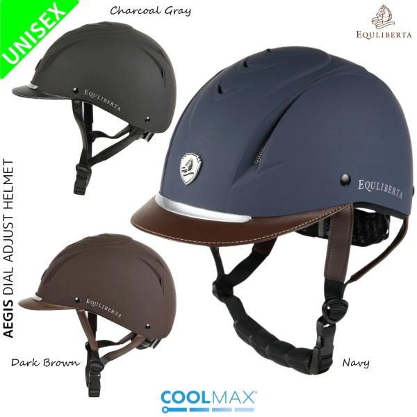乗馬ヘルメット 乗馬用 EQULIBERTA イージス ダイヤル調整ヘルメット 乗馬用品 馬具