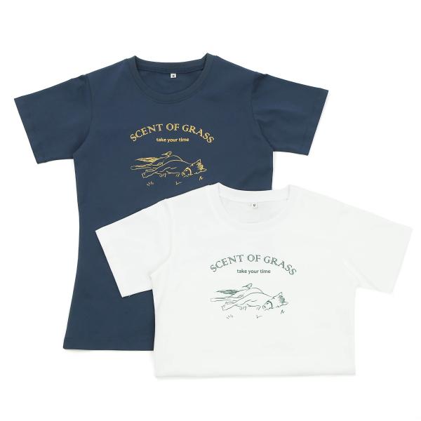 乗馬 Tシャツ タンクトップ Nico UVガード Tシャツ「SCENT OF GRASS」レディー...