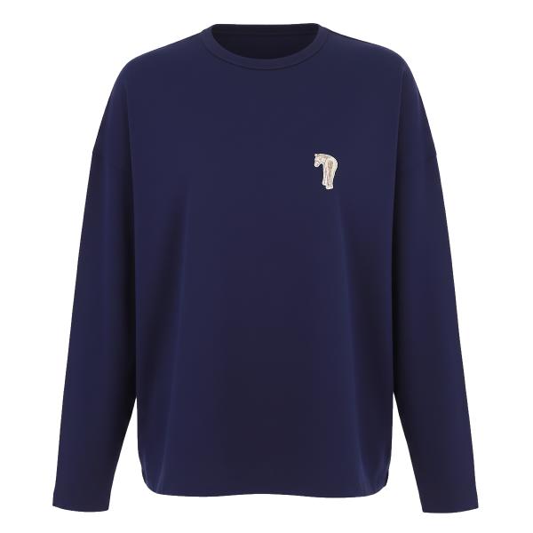 Nico UVカット ロングスリーブ 長袖 Tシャツ ネイビー レディース ニコ 乗馬用品ジョセス