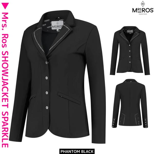 乗馬 ショージャケット Mrs. Ros スパークル ショージャケット レディース 乗馬用品 馬具
