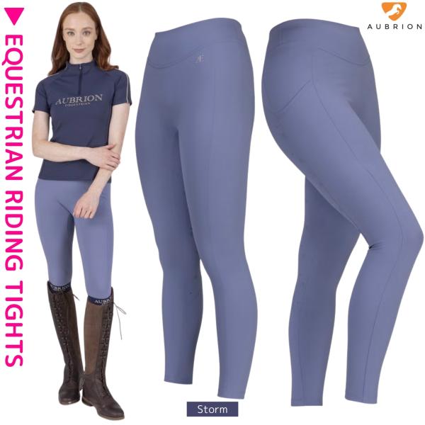 乗馬 キュロット ズボン パンツ Aubrion エクエストリアン レギンス フルグリップ レディー...