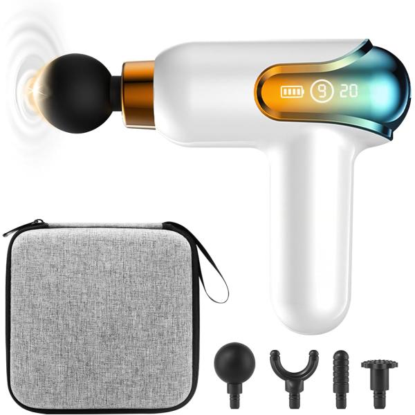 筋膜リリースガン 【2025新設計 9段階振動強力振動】 ハンディガン 筋膜リリース AI自動モード...