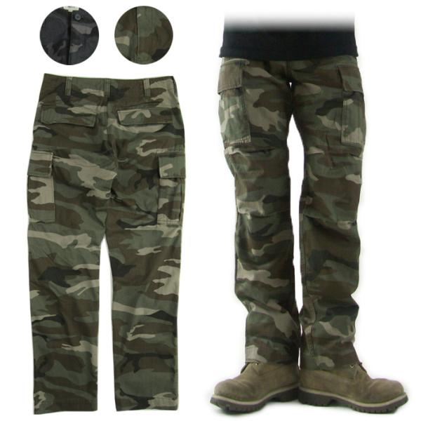 AVIREX アヴィレックス カーゴパンツ カモフラージュ BASIC FATIGUE PANTS ...