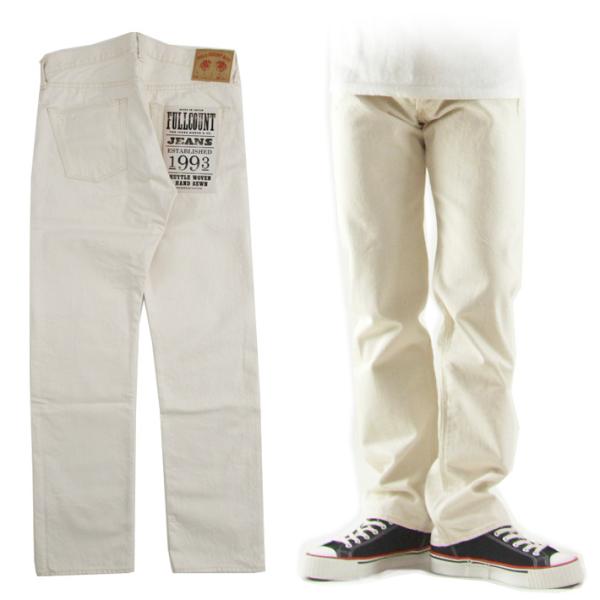 FULLCOUNT フルカウント 1108EC エクリュ 生成り Ecru Selvedge Sli...