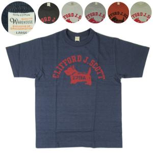 WAREHOUSE ウエアハウス Lot.4601 Tシャツ CLIFFORD.J.SCOTT