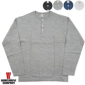 サイズ38 ウエアハウス✖リー WAREHOUSE（ウエアハウス） Lot.5907 長袖ヘンリーネック Tシャツ