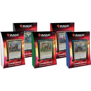 【新品】MTG マジック：ザ・ギャザリング イコリア：巨獣の棲処 統率者デッキ 英語版　5種セット
