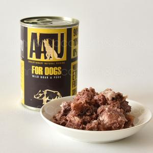 アートゥー (AATU) ワイルドボア＆ポーク缶-400gドッグフード 犬用｜john-coco