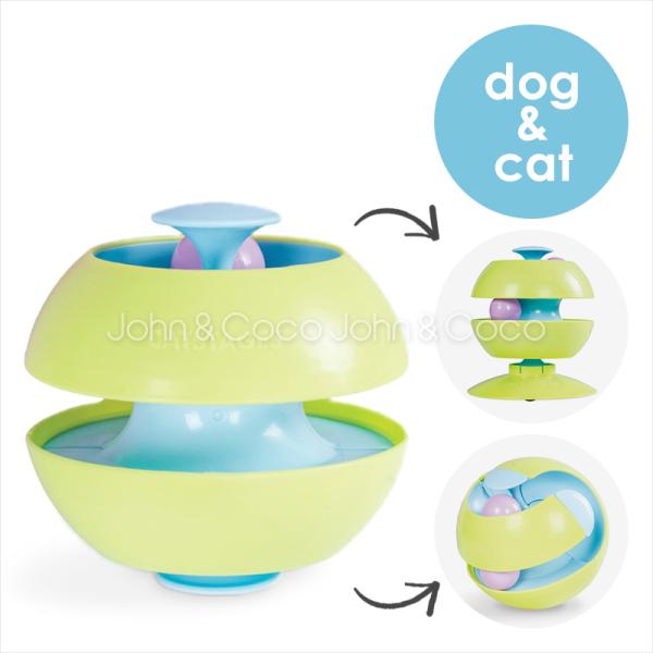 「数量限定品」ペットステージ ツイスト・ボールトラック 猫 おもちゃ キャットトイ ボール 知育 3...