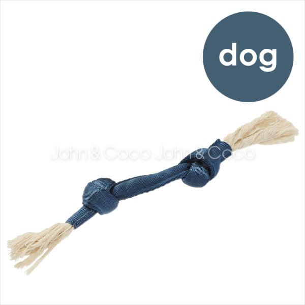「数量限定品」FAD ナイロン＆コットンロープ Ｓサイズ 青藍カラー 犬 おもちゃ ペット用玩具 引...