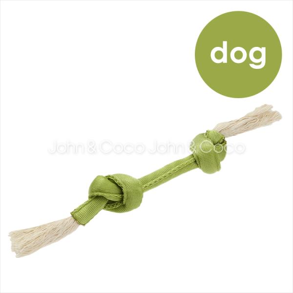 「数量限定品」FAD ナイロン＆コットンロープ Ｓサイズ 若草カラー 犬 おもちゃ ペット用玩具 引...