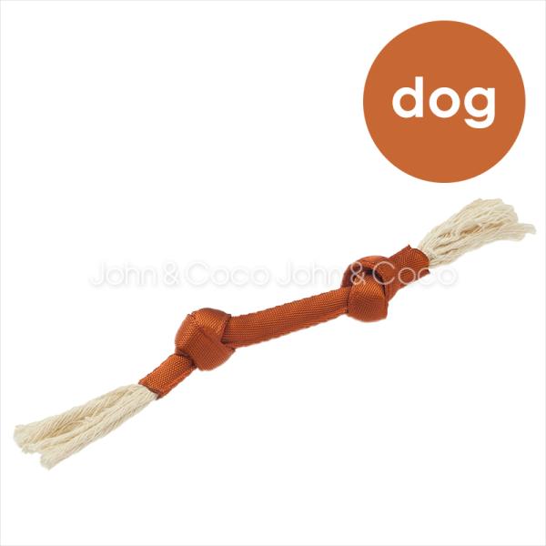 「数量限定品」FAD ナイロン＆コットンロープ Ｓサイズ 金木犀カラー 犬 おもちゃ ペット用玩具 ...