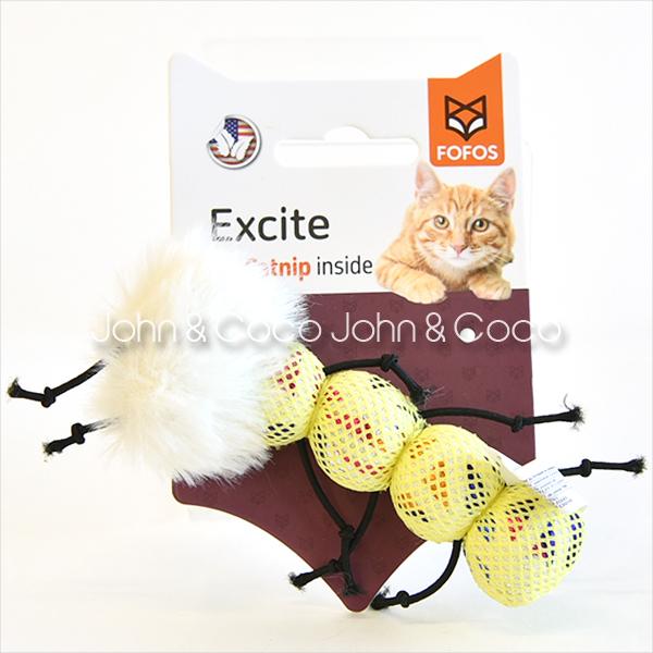 FOFOS キャットニップトイ ワーム 猫のおもちゃ キャットトイ