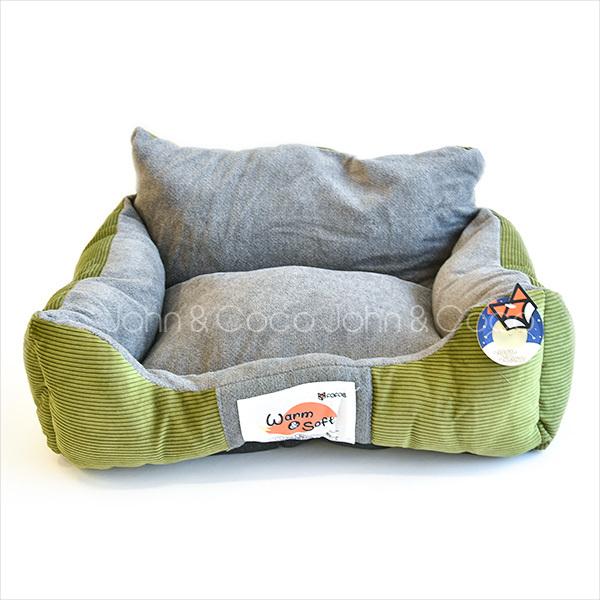 FOFOS グリーンカドラースクウェアベッド