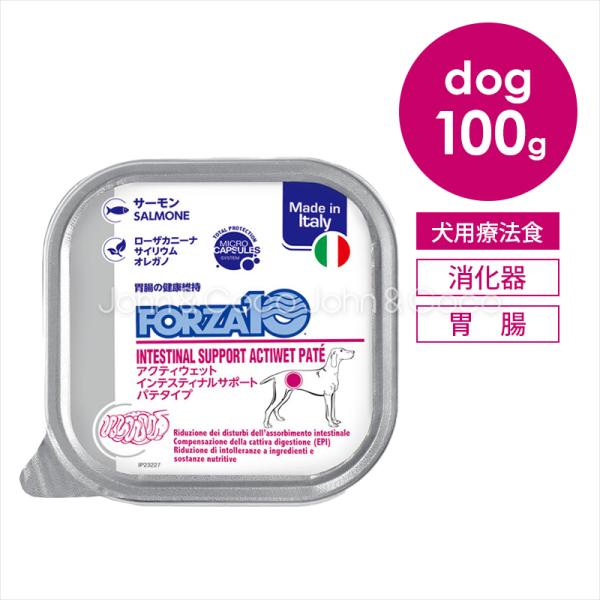 フォルツァ10 アクティウェット インテスティナル 100g 犬 療法食 ドッグフード ウェットフー...