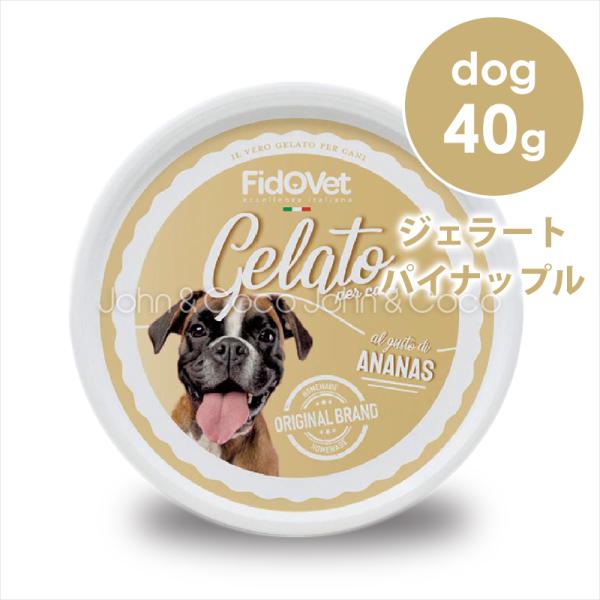 フィドベット DOG ジェラート パイナップル 40g　犬 おやつ デザート 夏バテ