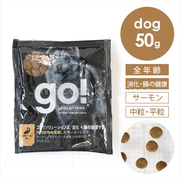 ゴー DOG 消化＋腸の健康ケア サーモン お試しミニサイズ 30g お試し商品 サンプル 犬 ドッ...