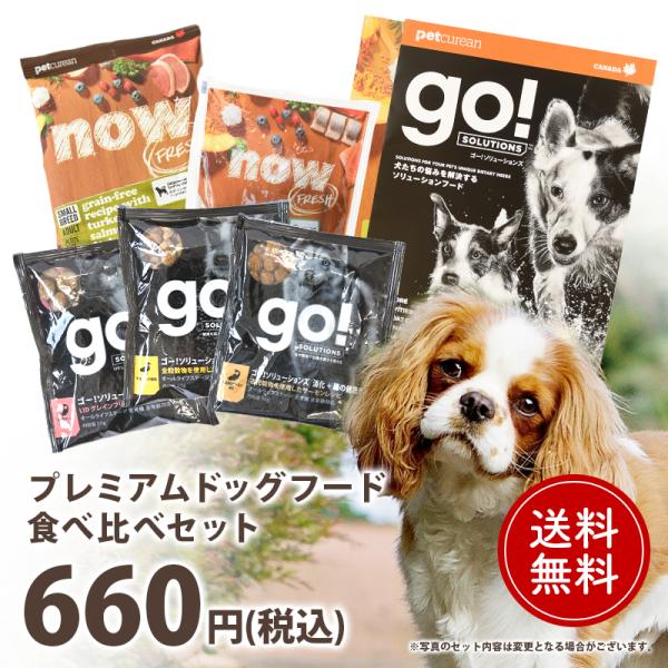 ナウ・ゴー・ギャザー DOG 食べ比べセット　ドッグフード　お試し