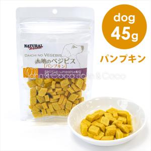 ナチュラルハーベスト 大地のべジビス パンプキン 45g 犬 オヤツ グレインフリー ビスケット エイジングケア 国産