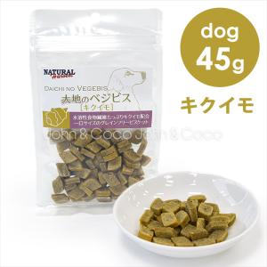 ナチュラルハーベスト 大地のベジビス キクイモ 45g　犬用 おやつ エイジングケア ビスケット｜john-coco