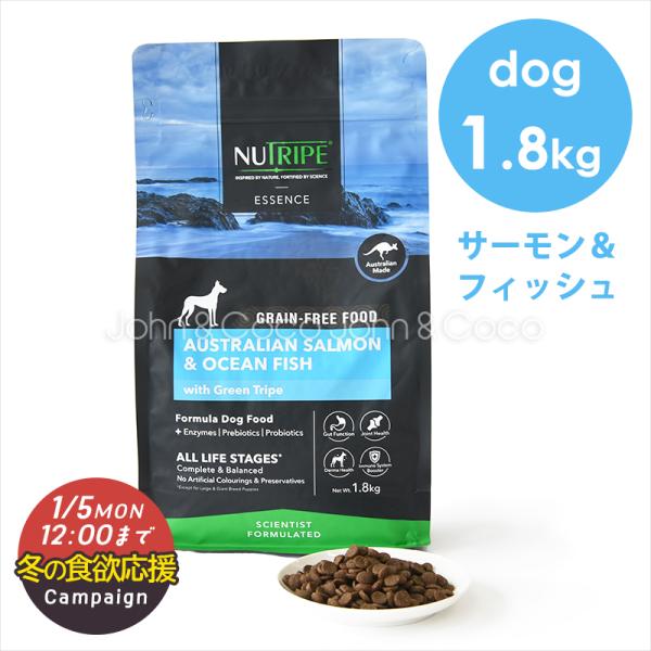 【冬の食欲応援キャンペーン！1/5(月)12時迄】ニュートライプ DOG サーモン＆フィッシュ wi...