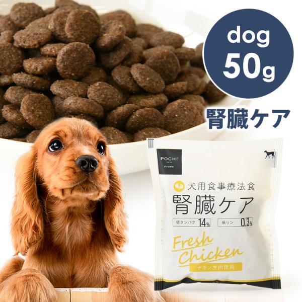 POCHI（ポチ） 食事療法食 腎臓ケア フレッシュチキン 50g 犬 ドッグフード キドニー 低リ...