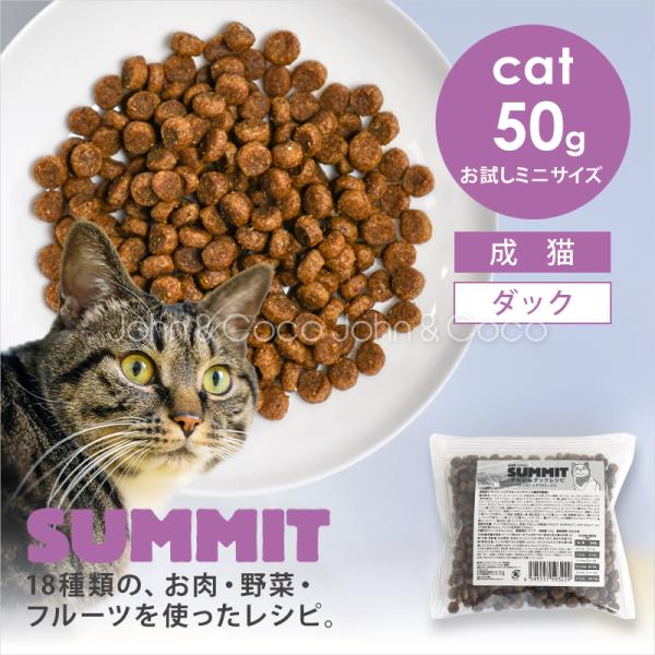 サミット CAT チキン+ダックレシピ メドウロースト お試しミニサイズ 50g 猫 キャットフード...