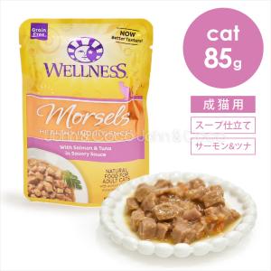 ウェルネス インダルジェンス 香るとろみスープ仕立て サーモン&ツナ 85g 猫 キャットフード ウェットフード