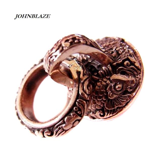 ドロップハンドル ネジ式 銅製 鯉 鯉の滝登り 和 和柄 彫刻風 縁起物 シカゴスクリューバック ジ...