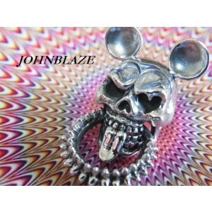 スカルデビルマウス ドロップハンドル/ジョイントパーツ　シルバー925製