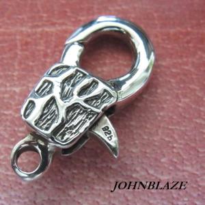 シルバー925製 小型 クラスプ フック トリガー スナップ