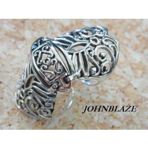 チェインメイル　3連式アーマーリング　シルバー925製