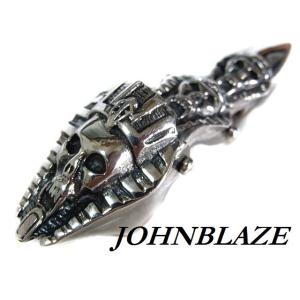 スカル スフィンクス 超ハード系 ロングネイルタイプ 3連式アーマーリング シルバー925製