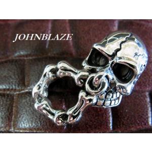 ドロップハンドル トチカン シルバー925 ブラス 真鍮 スカル ドクロ