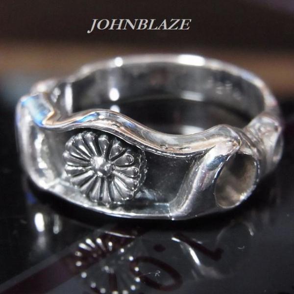 シルバー925製 リング 戦艦船首 菊 菊紋 菊御紋 菊花紋章 愛国 大日本帝国 連合艦隊 戦艦 武...