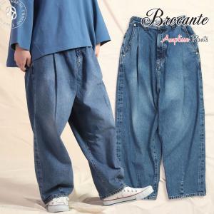 Brocante ワイドジーンズ ブロカント リングデニム アンプリッセパンツ