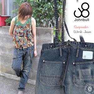 Johnbull サスペンダージーンズ ジョンブル デニム レディース Johnbull サスペンダージーンズ ジョンブル デニム レディース