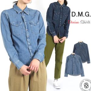 D.M.G. デニムシャツ ドミンゴ DMG 長袖 デニム ウエスタンシャツ