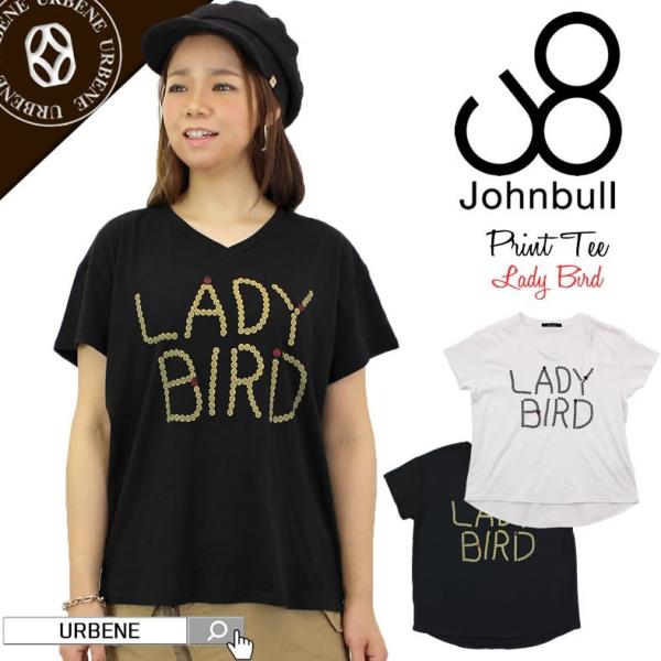 ジョンブル レディース Tシャツ Johnbull デザインプリントTシャツ LADYBIRD zc...