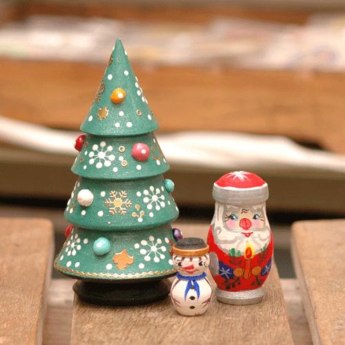 マトリョーシカ　クリスマスツリー型１