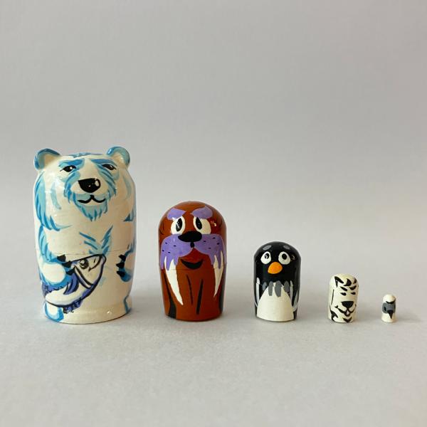 マトリョーシカ　マイクロ　北極の仲間たち