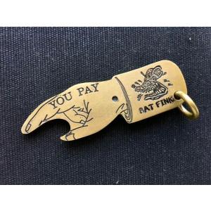 ユーペイ　キーホルダー　ラットフィンク　マネースピナー　栓抜き