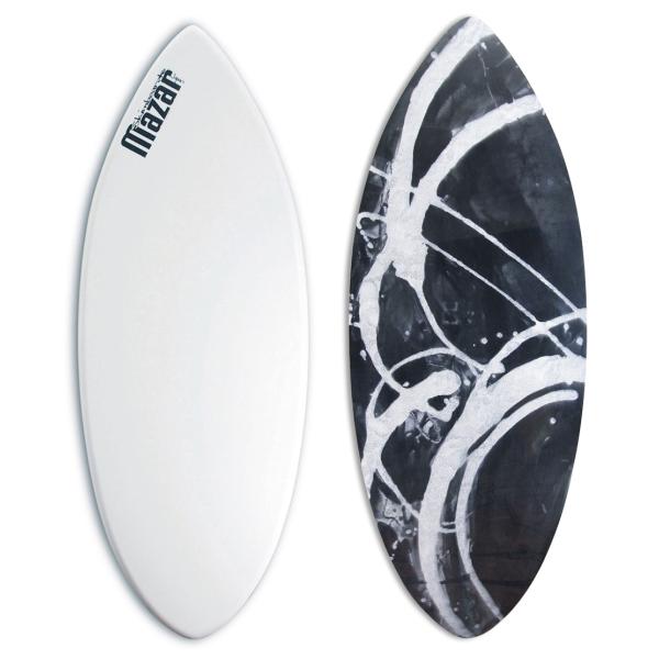 MAZAR スキムボード BASIC+133cm 601 WHITE-Art【日本製】