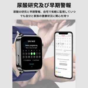 即納 スマートウォッチ 日本製 センサー 通話...の詳細画像2