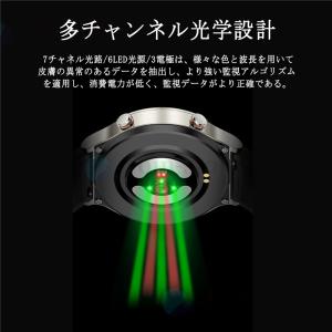 スマートウォッチ 日本製 センサー 心電図EC...の詳細画像2