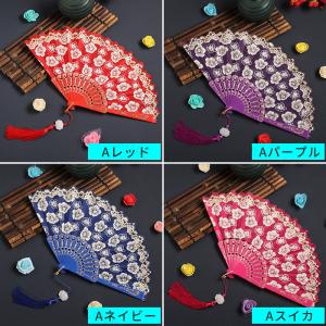 レース扇子 (z145#) 当日発送 3typ...の詳細画像3